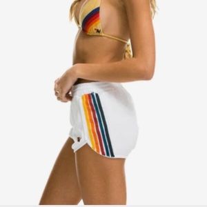 NWT Aviator Nation 5 Stripe Jogger Shorts